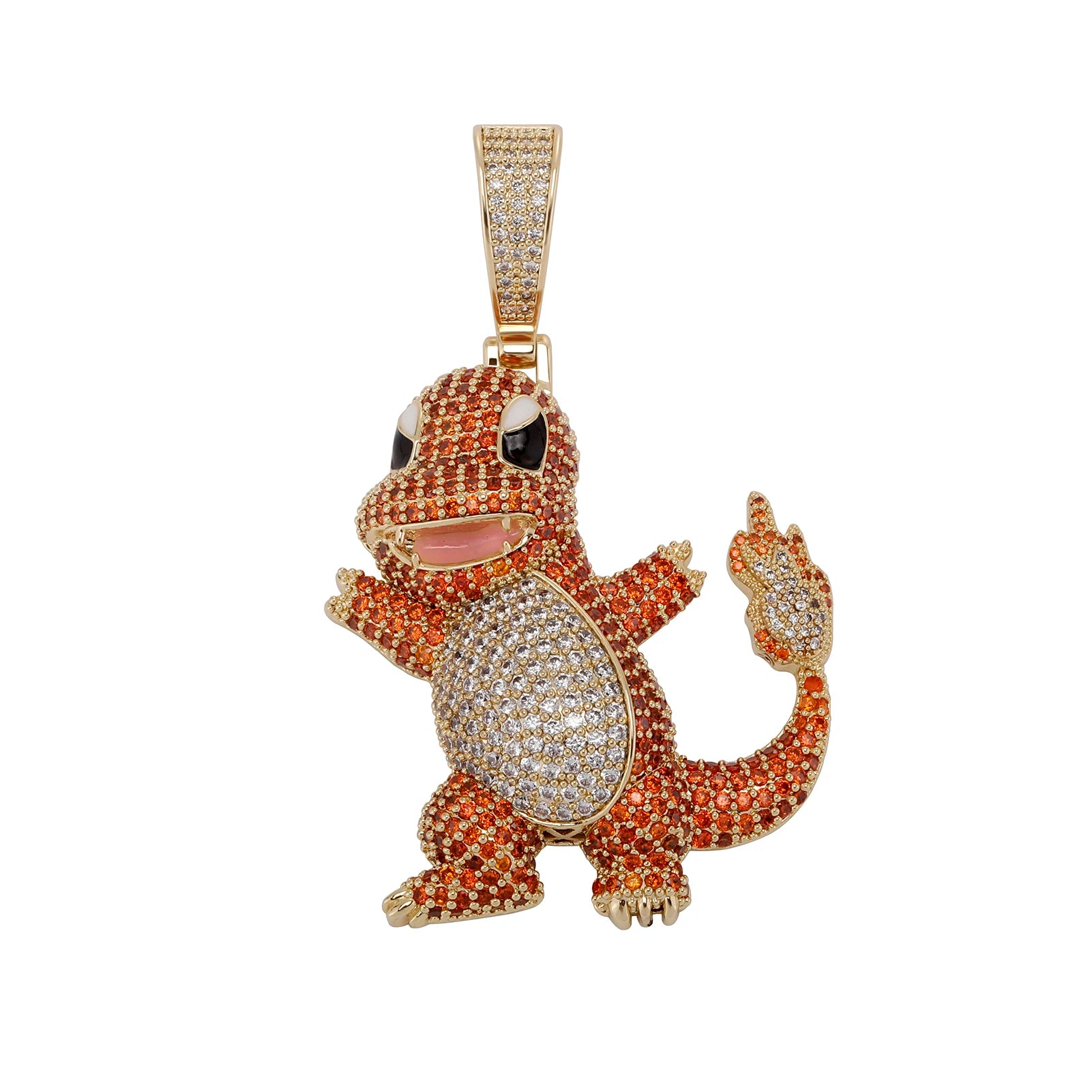 JINAO Fashion Necklaces 2022 NEW Animal Series Pendants High Quality AAA+ Ice Cravejado Cubic Zircon Men and Women Jewelry
