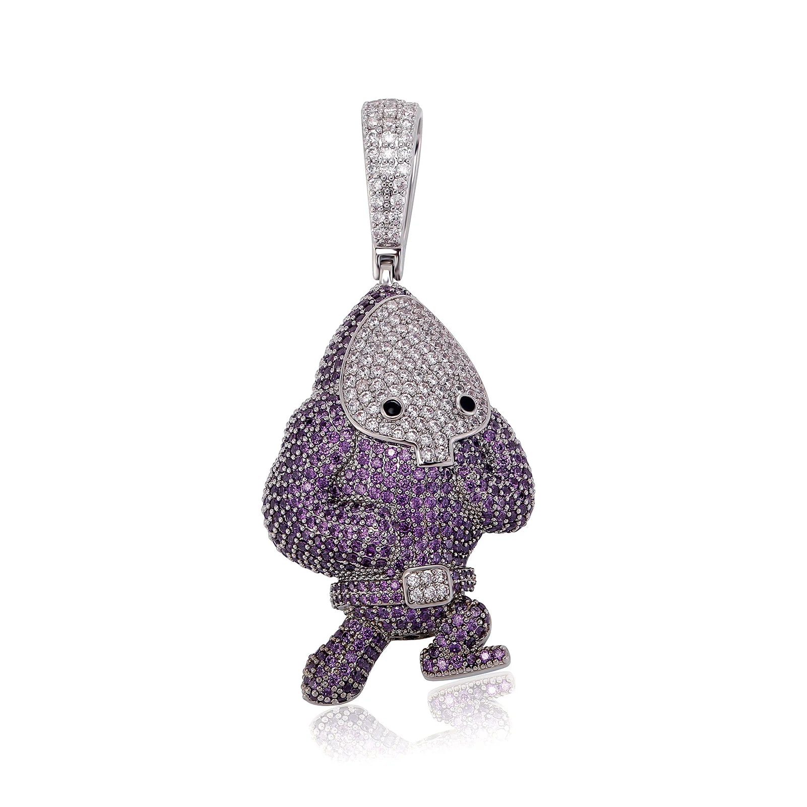 JINAO Fashion Necklaces 2022 NEW Animal Series Pendants High Quality AAA+ Ice Cravejado Cubic Zircon Men and Women Jewelry